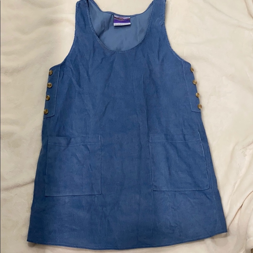Urban outfitters blue corduroy dress